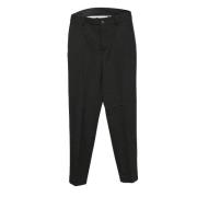 Pre-owned Wool bottoms Balenciaga Vintage , Black , Dames