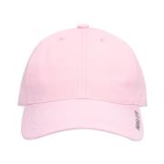 Logo Plaque Baseball Cap Mugler , Pink , Dames