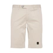 Beige Bermuda Shorts van katoen en elastaan RefrigiWear , Beige , Here...