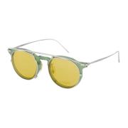 Ronde Optische Clip-On Zonnebril Wast Salie Oliver Peoples , Green , U...