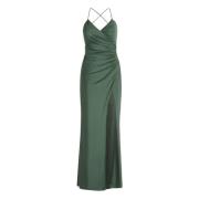 Elegante Avondjurk met V-hals vera mont , Green , Dames