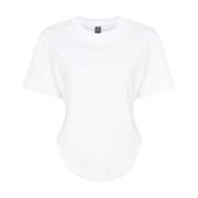 Logo Biologisch Katoenen T-Shirt Adidas by Stella McCartney , White , ...