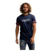 Milano T-Shirt Heren Donkerblauw Iceberg , Blue , Heren