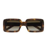 Rechthoekige Acetaat Zonnebril Sunrise 012 Saint Laurent , Brown , Uni...