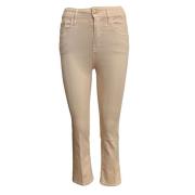 Cropped Straight Leg High Waist Jeans Jacob Cohën , Beige , Dames