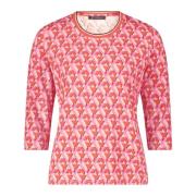 Casual Print Shirt Betty Barclay , Red , Dames