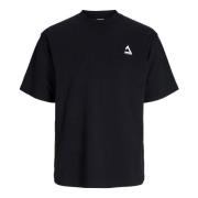 Triangle Summer T-Shirt Jack & Jones , Black , Heren