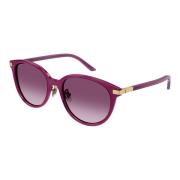 Burgundy/Red Zonnebril Gg1452Sk Gucci , Red , Dames