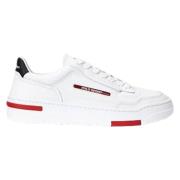 Witte Court Ps300 Leren Sneakers Polo Ralph Lauren , White , Heren