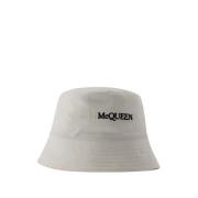 Klassieke Logo Bic Pet Katoen Wit Alexander McQueen , White , Heren