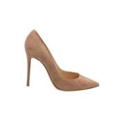 Pre-owned Suede heels Gianvito Rossi Pre-owned , Brown , Dames