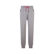 Grijze Joggers met Fuchsia Taille Moncler , Gray , Dames