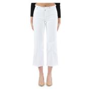 Jeans met rafelzoom Michael Kors , White , Dames