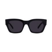 Stijlvolle zonnebril in zwart en grijs Givenchy , Black , Unisex