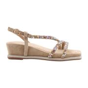 Hallein Sandal Alma EN Pena , Beige , Dames