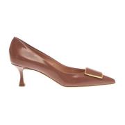 Beige Pump Schoenen Aw23 Ninalilou , Brown , Dames