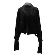 Pre-owned Cotton outerwear Yohji Yamamoto Pre-owned , Black , Dames