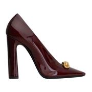 Rode Lakleren Pumps Saint Laurent , Red , Dames