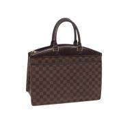 Pre-owned Canvas handbags Louis Vuitton Vintage , Brown , Dames