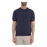 Stijlvol T-shirt voor mannen Canali , Blue , Heren