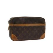 Pre-owned Canvas louis-vuitton-bags Louis Vuitton Vintage , Brown , Da...