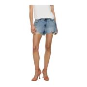 Denim Bermuda Shorts voor Vrouwen Only , Blue , Dames