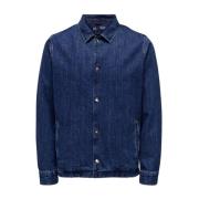 Denim Shirt Carl Stijl 7579 Only & Sons , Blue , Heren