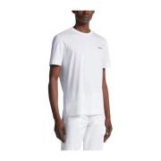 Witte T-shirts & Polos voor mannen Ermenegildo Zegna , White , Heren
