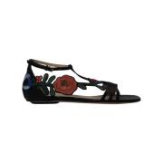 Pre-owned Leather sandals Gucci Vintage , Multicolor , Dames