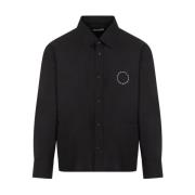 Zwarte Cirkel Shirt Craig Green , Black , Heren