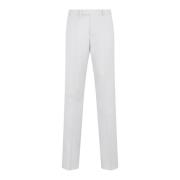 Grijze Wollen Broek Rechte Zoom Dior , Gray , Heren