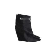 Pre-owned Wool boots Isabel Marant Pre-owned , Black , Dames