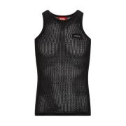 Zwarte Tanktop Slim Fit 032c , Black , Heren