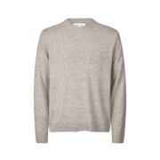 Kasjmier Crew Neck Sweater Samsøe Samsøe , Gray , Heren