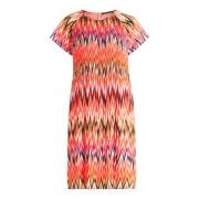 Jurk met Korte Mouwen en Plooien Betty Barclay , Multicolor , Dames