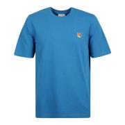 Vos Hoofd Patch T-shirt Maison Kitsuné , Blue , Heren