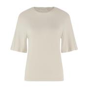 Logo T-Shirt | Cream Jane Lushka , Beige , Dames