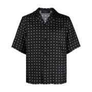 Short Sleeve Shirts Amiri , Black , Heren