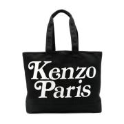 Zwarte Tote Bag Kenzo , Black , Heren