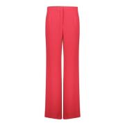 Wijde broek met zakken vera mont , Red , Dames