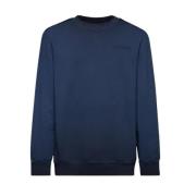 Donkerblauwe Katoenen Sweatshirt Premiata , Blue , Heren