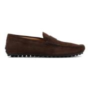 Bruine Enkellaarzen Gommino Stijl Tod's , Brown , Heren