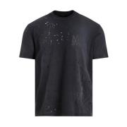Zwart Logo Shotgun T-Shirt Amiri , Black , Heren