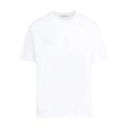 Klassiek Wit T-shirt Lanvin , White , Heren