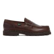 Bruine Leren Loafers Paraboot , Brown , Heren