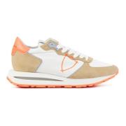 Beige Combi Sneakers Philippe Model , Multicolor , Heren