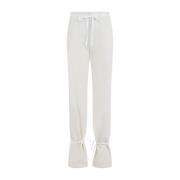 Witte katoenen rechte broek met koorden Lemaire , Beige , Dames