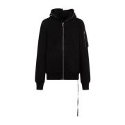 Zwarte Katoenen Bomberjas Rick Owens , Black , Heren