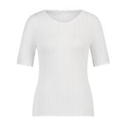 Stijlvolle Witte Zaza Top Jane Lushka , White , Dames