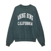 Groene Miles Sweatshirt voor Vrouwen Anine Bing , Green , Dames